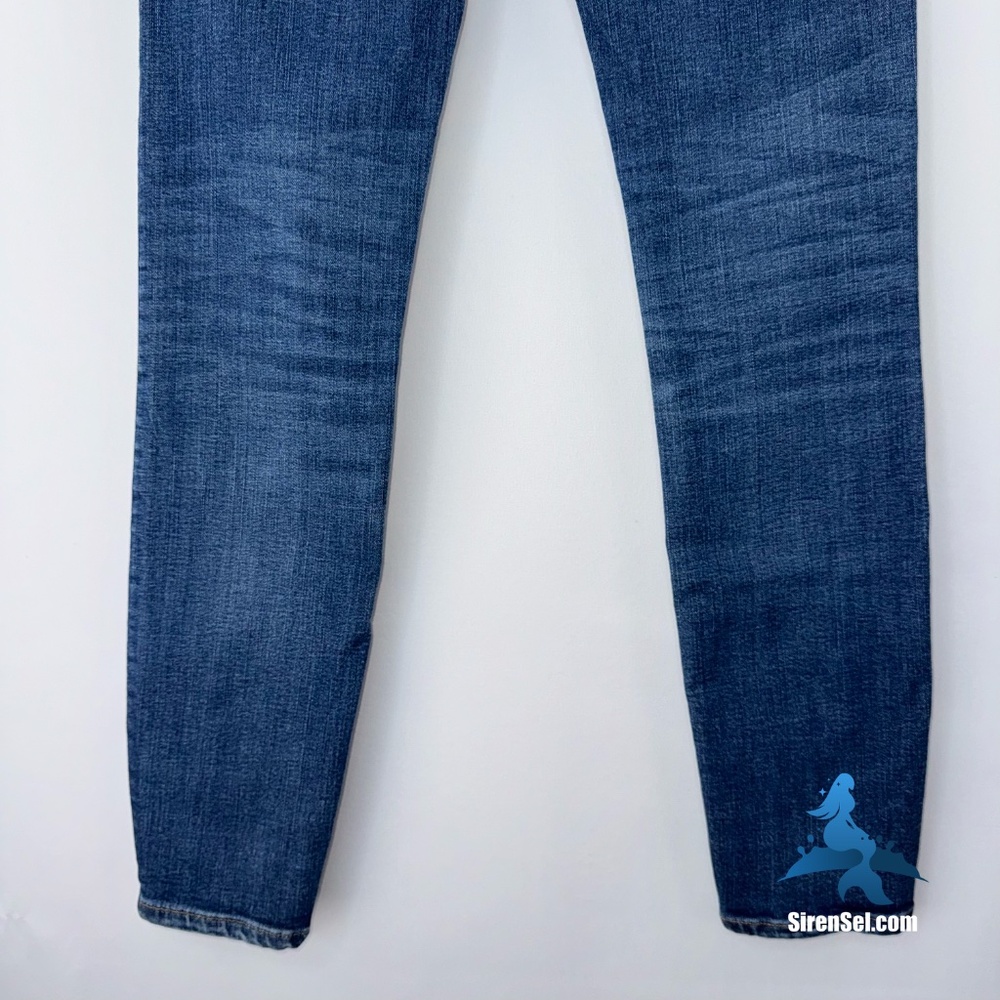 1141 J.Crew Classic High-Rise Skinny Jeans - Size 26 - Blue Medium Wash - Picture 7 of 11
